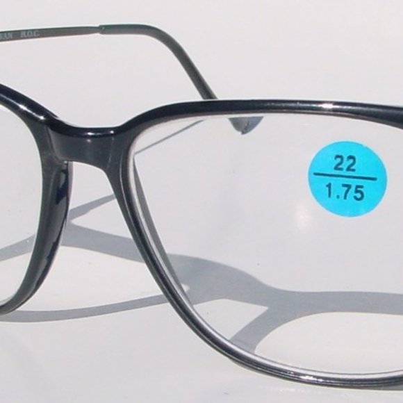 (NWT) Vintage 90's Carbon Fiber Square Shape Reading Glasses +3.00 - Picture 1 of 4